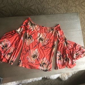 Free people off the shoulder long sleeve